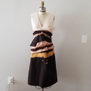 Bottega Veneta Cruise 2014/2015 Ramie Cotton Dress